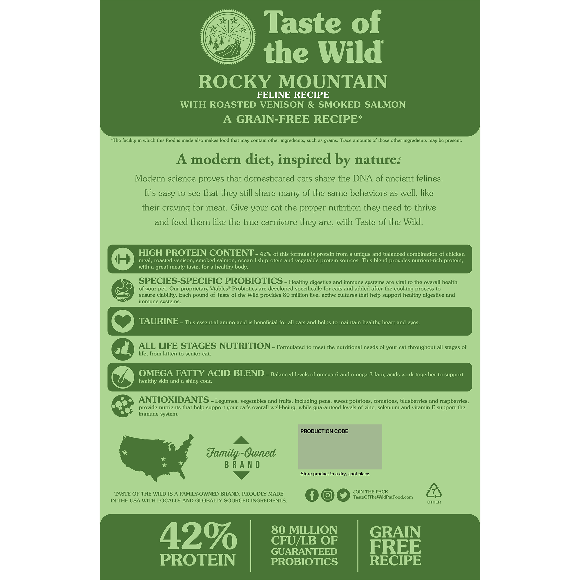 Taste Of The Wild Rocky Mountain Grain-Free Cat Food