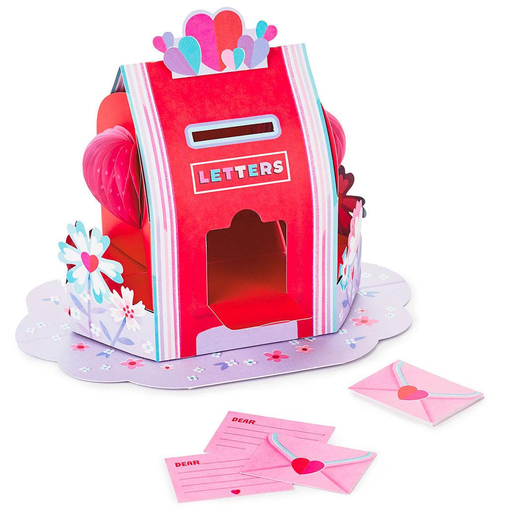 Hallmark  Valentine's Day Mailbox Pop-Up Honeycomb Centerpiece With Cards