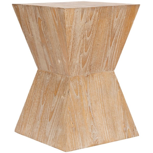 SAFAVIEH Bali Sugkai Wood Side Table - 14