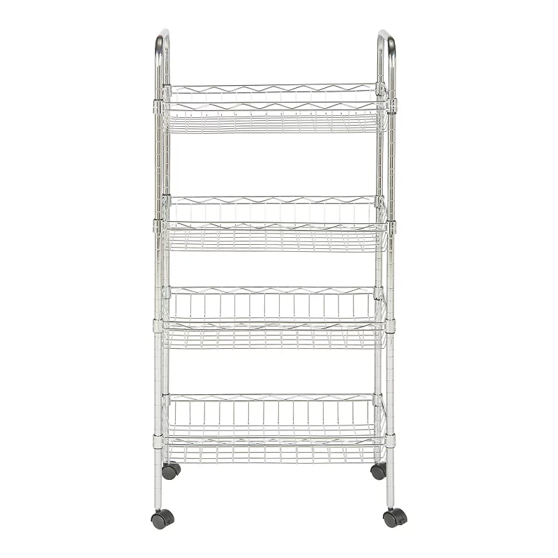 Safavieh Pierreo Chrome Wire Adjustable Mini Trolley