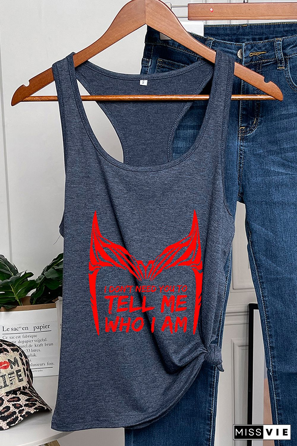 Scarlet Witch Crown Tiara, I Don’t Need You To Tell Me Who I Am Sleeveless Tank Top Wholesale