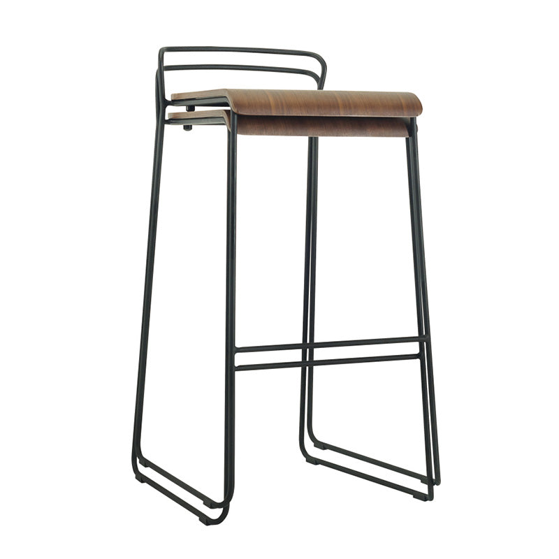 CAMILA Bar Stool - Walnut