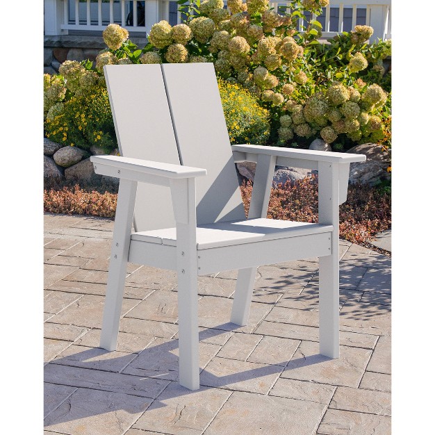 Moore Polywood Outdoor Patio Dining Chair Arm Chair