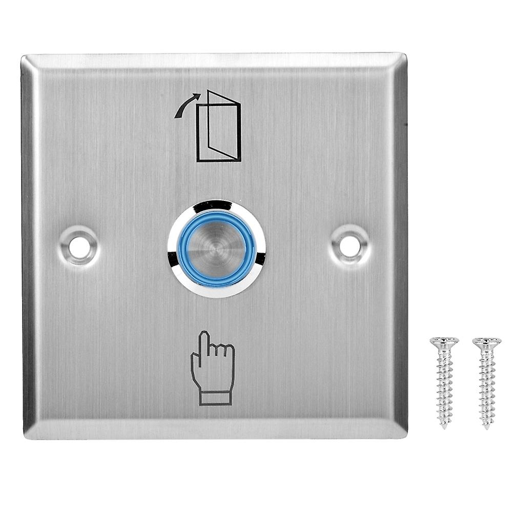 Door Access Control System Exit Button Door Push Release Switch With Indicator Light