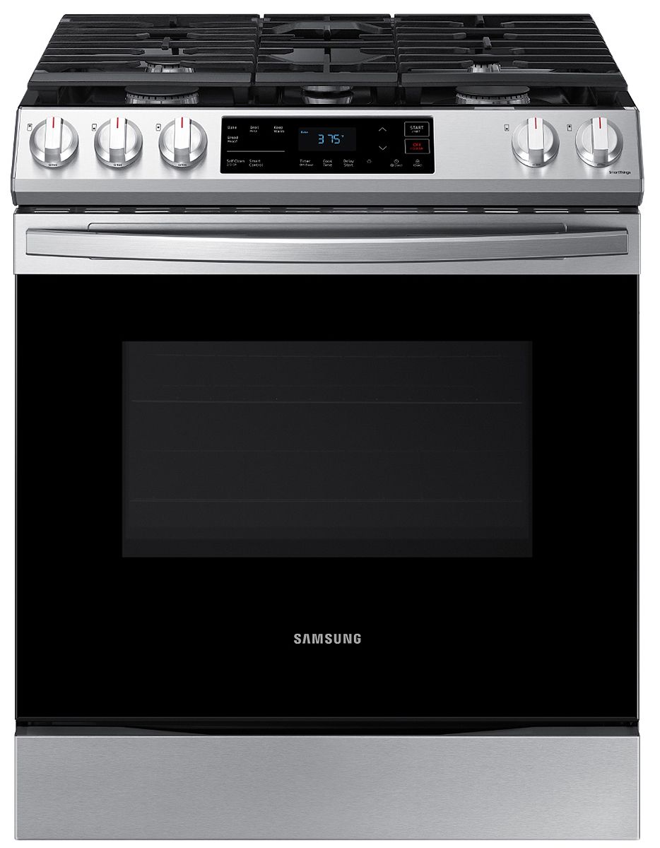  ADA 6 Cu. Ft. Fingerprint Resistant Stainless Steel Front Control Slide-In Gas Range