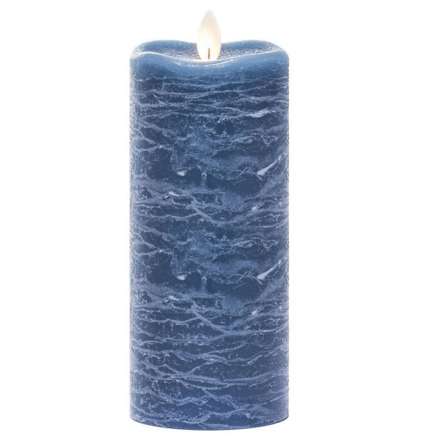 Frosted Led Pillar Candle