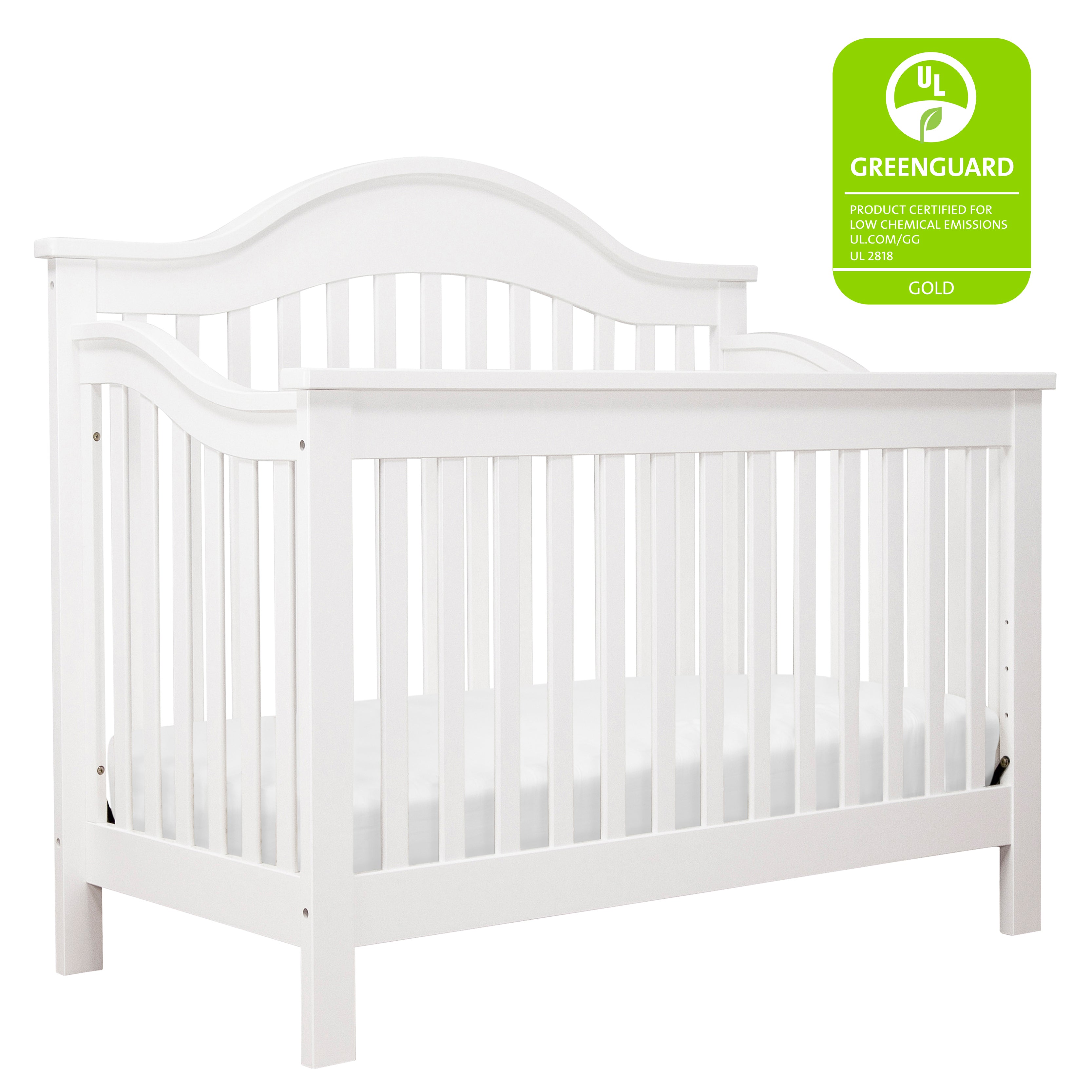 DaVinci Jayden 4-in-1 Convertible Crib in White Finish