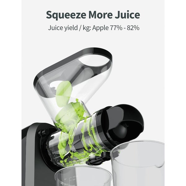 200W Power Cold Press Juicer with Quiet Motor