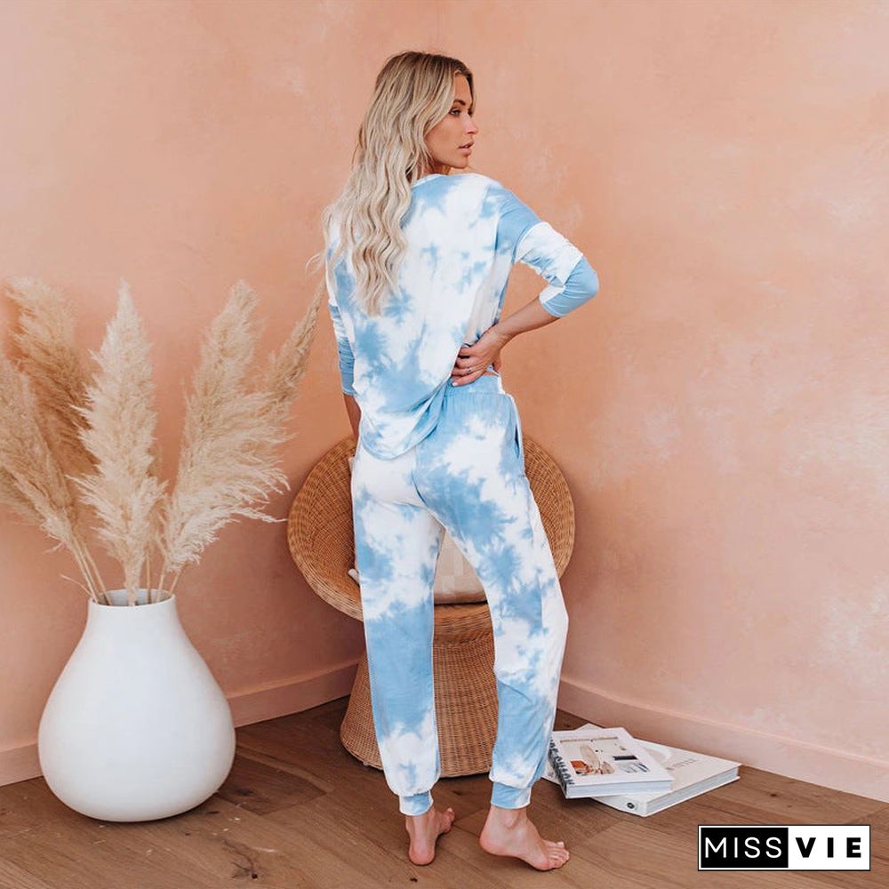 Tie Dye Waist Long Jumpsuit