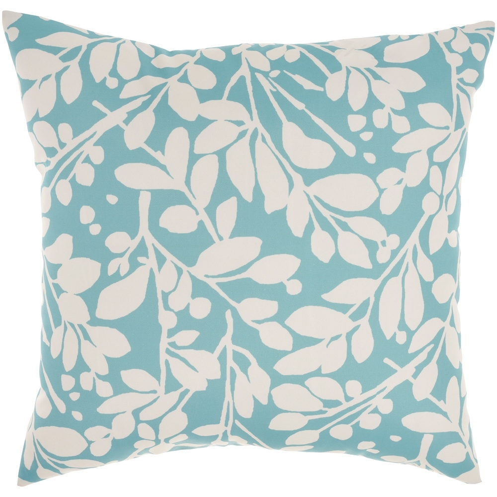 Waverly Pillows Modern Floral Indoor Outdoor Throw Pillow