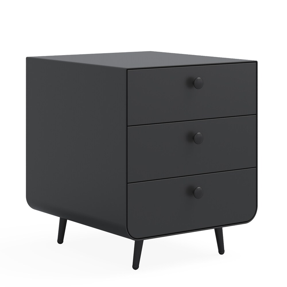 Modern Night Stand Storage Cabinet