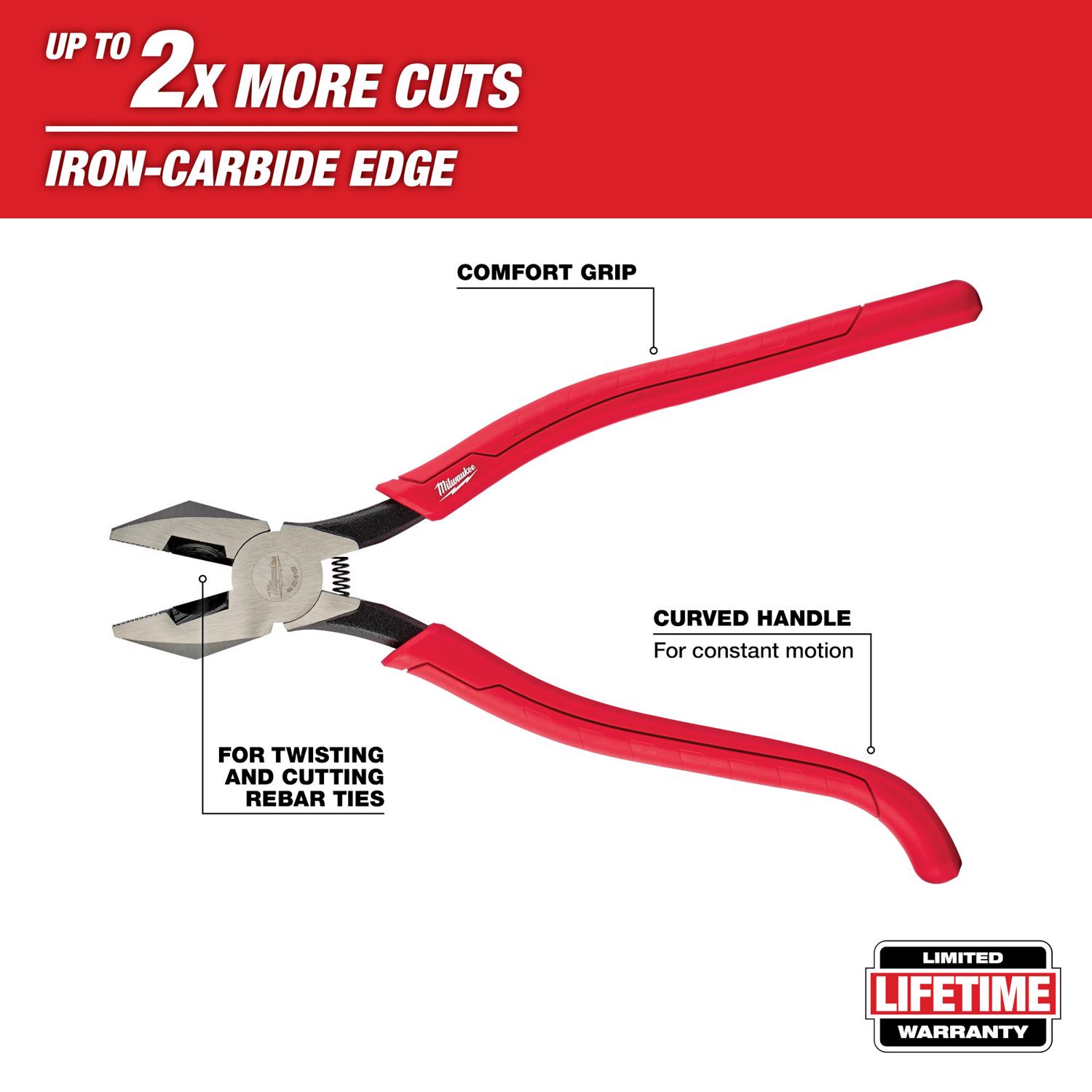 MW 8.976 in. Iron Ironworker\u0027s Pliers