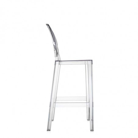 Tabouret haut One more dossier médaillon KARTELL - Tabouret de bar H75CM