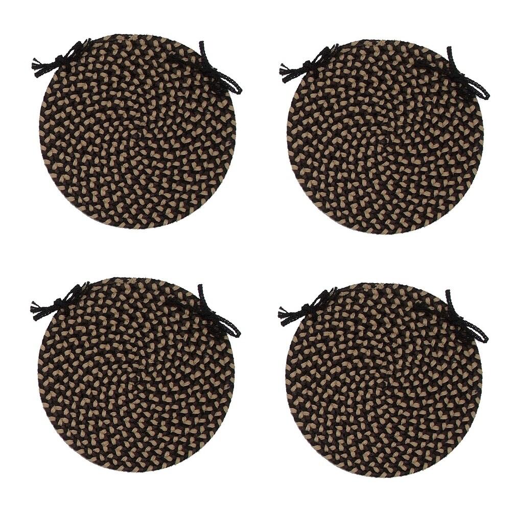 Brook Farm Machine Washable Round Chair Pads