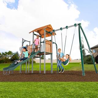 SPORTSPOWER Big Ridge Metal Swing Set MSC-4342