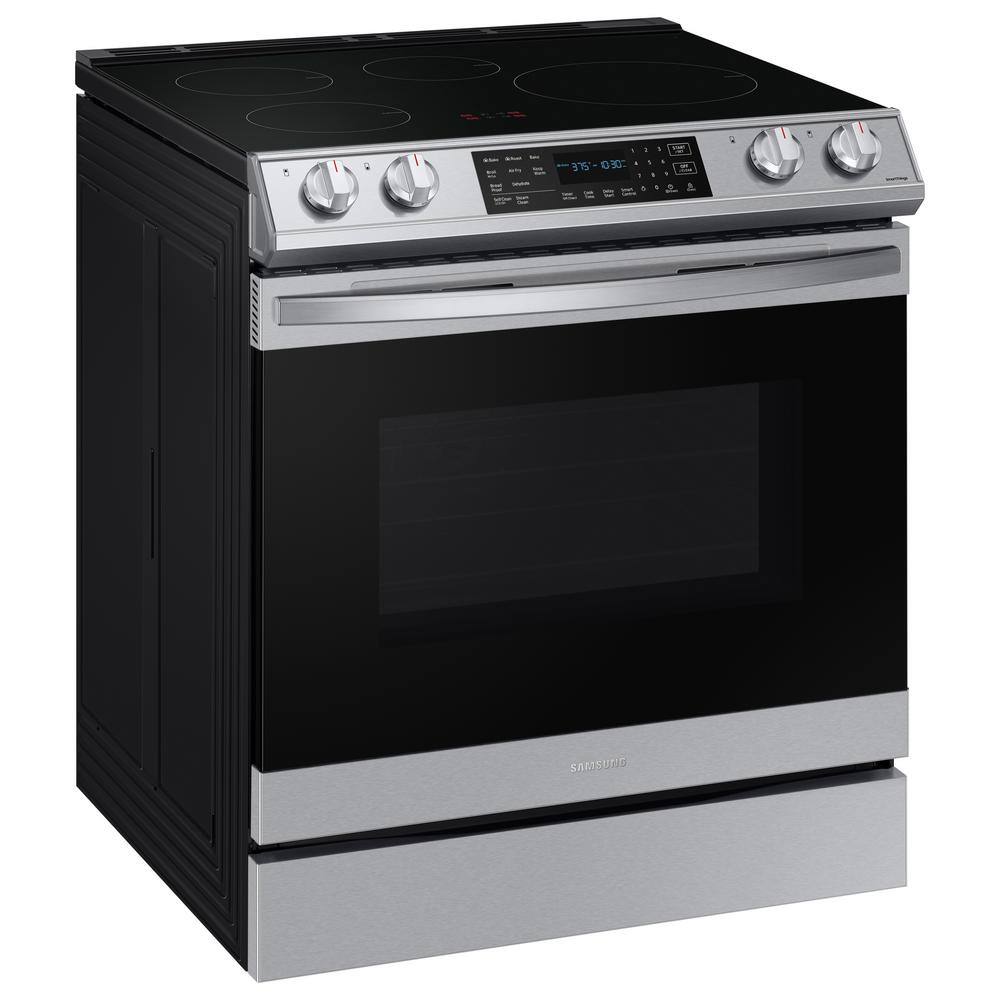  30 in. 6.3 cu. ft. Slide-In Induction Range with Air Fry Convection Oven in Fingerprint Resistant Stainless Steel NE63B8611SS