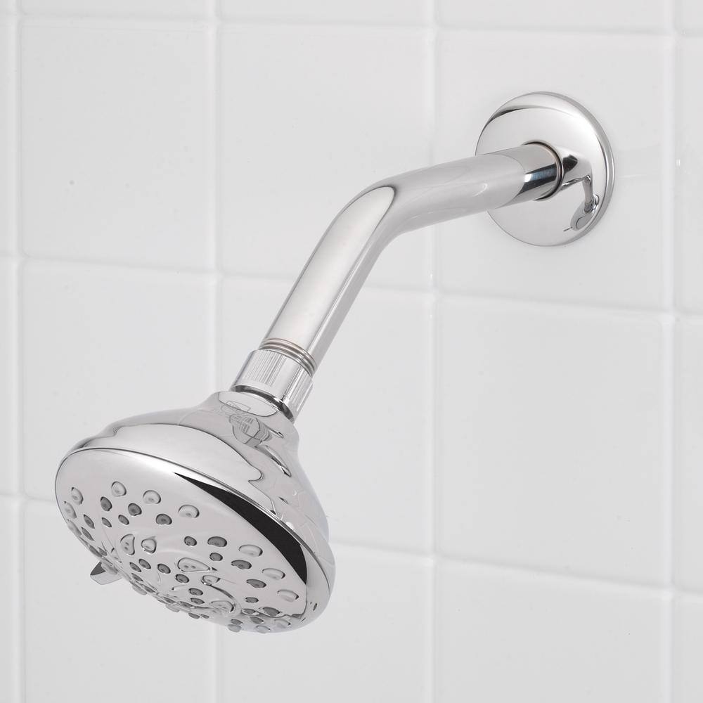 Glacier Bay 8 in. Shower Arm and Flange in Chrome 3075-504