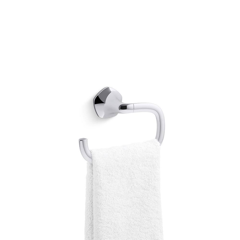 KOHLER Sundae Towel Ring in Polished Chrome R31061-CP