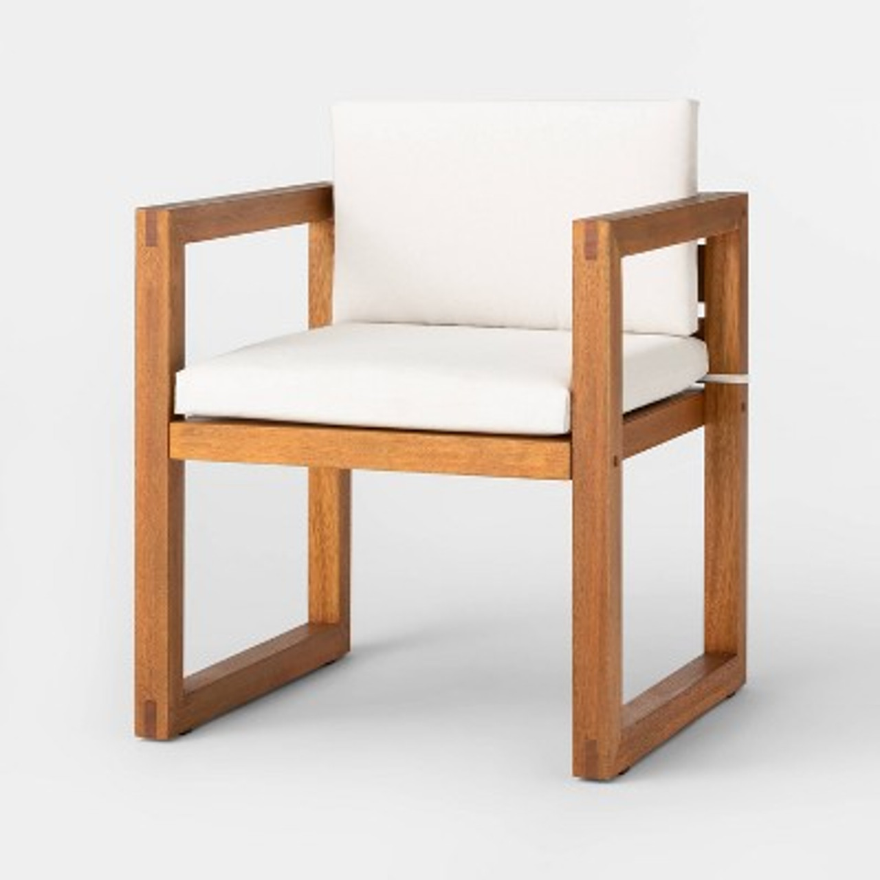 Kaufmann 2pk Wood Patio Arm Chairs - Natural - Project 62