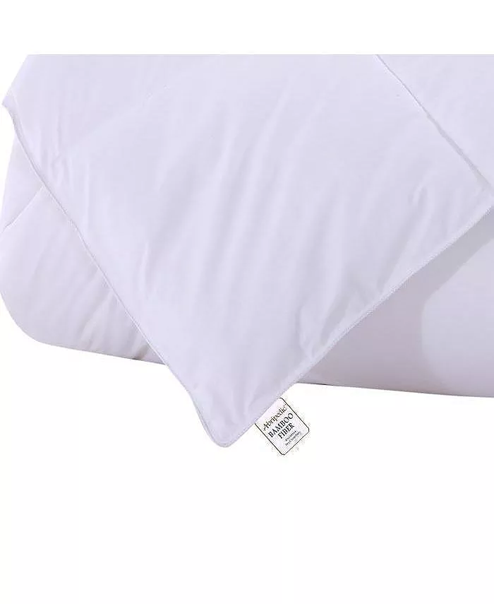 Egyptian Linens Viscose From Bamboo Filled Blanket 300 Thread Count 100% Cotton Sateen White Shell， Twin Twin XL