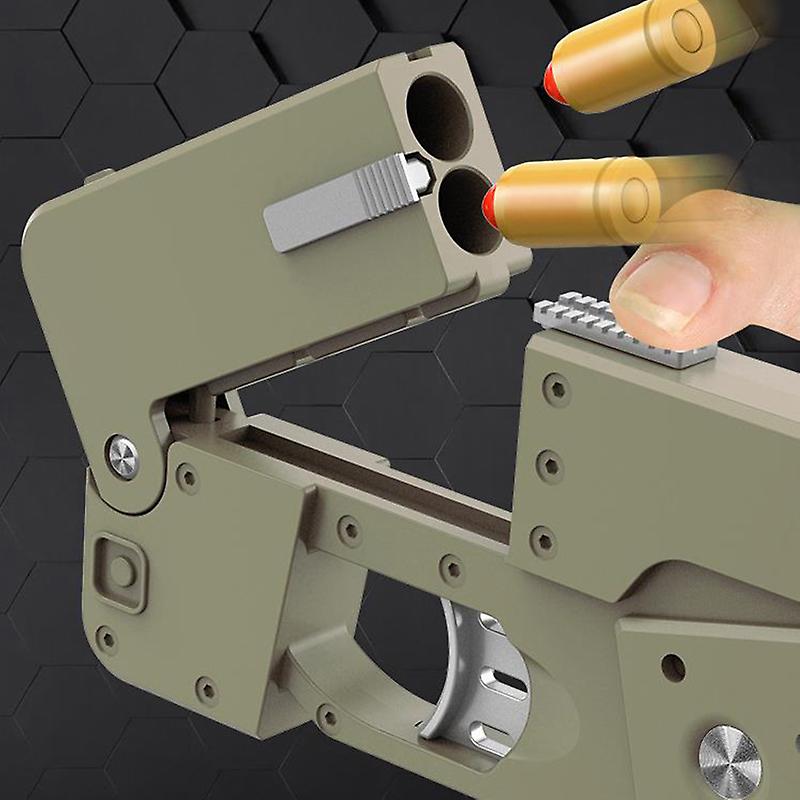 Zk30 Outdoor Sports Toy 2burst Rubber Pistol Mobile Phone Model Bullet Shelling Ic380 Folding Gun Toy Cool Phone 14 Pro Max Gift