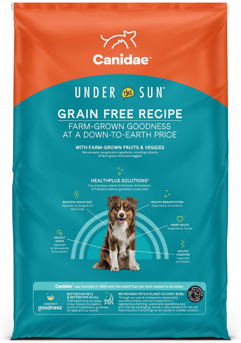 CANIDAE Under the Sun Grain-Free Adult Whitefish Recipe Dry Dog Food