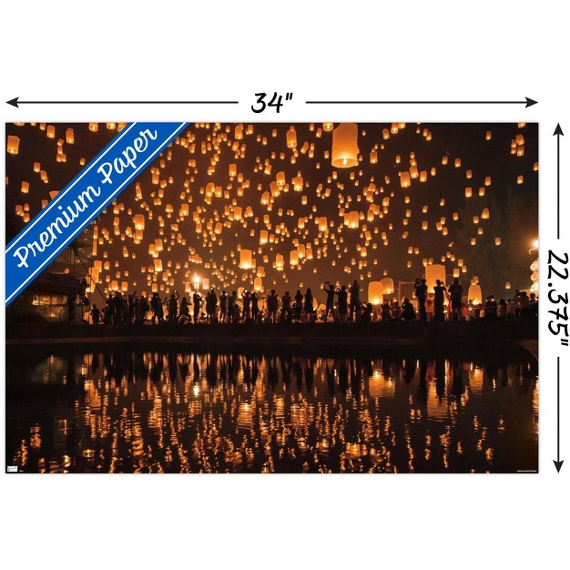 Trends International Thousands Of Lanterns Unframed Wall Poster Prints