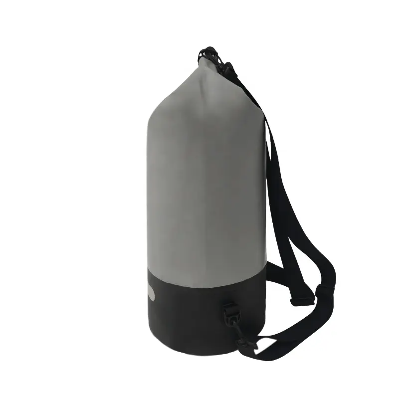 hounuo custom size outdoor pvc dry 25l waterproof bag with 2 strap for hiking