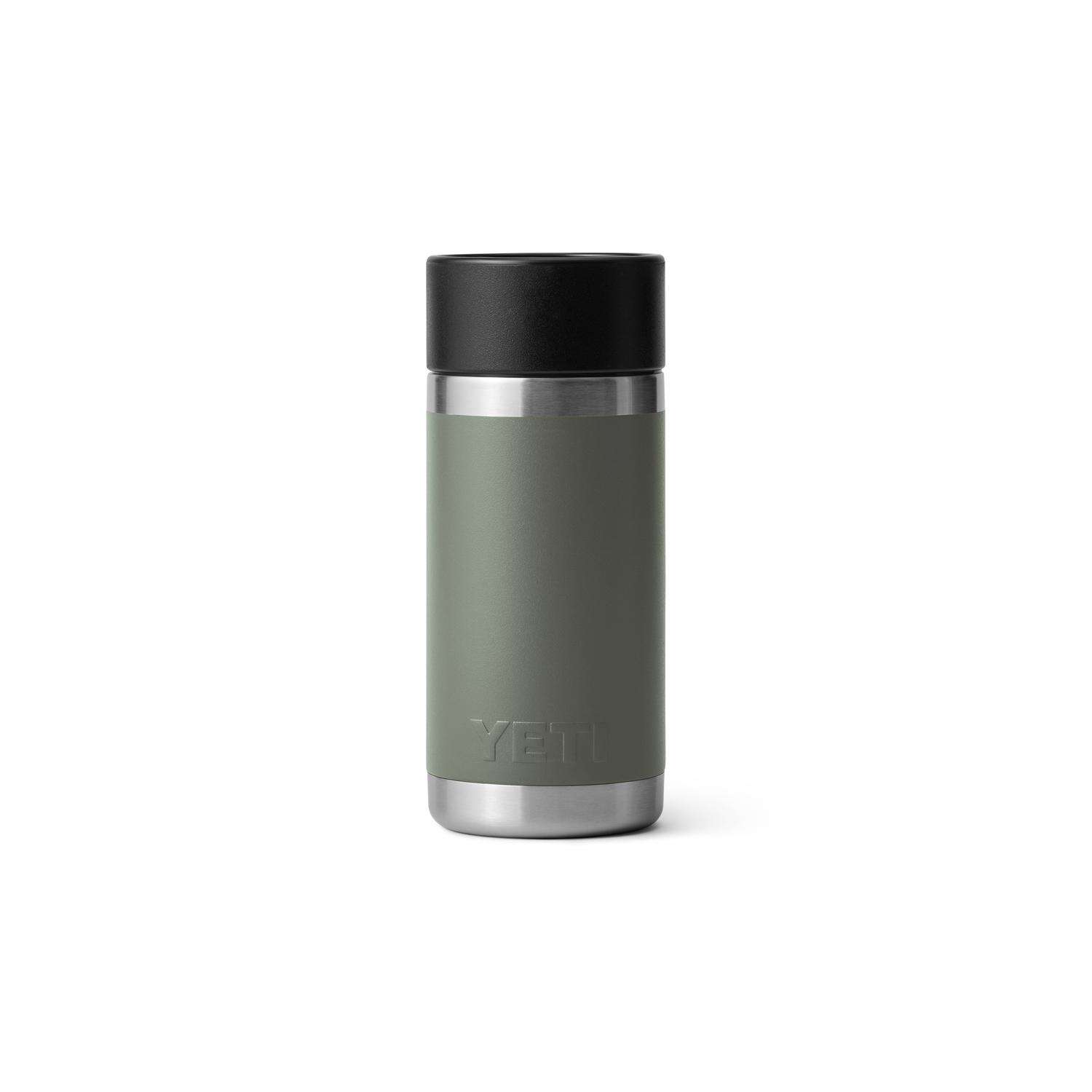 YETI Rambler 12 oz Camp Green BPA Free Bottle with Hotshot Cap