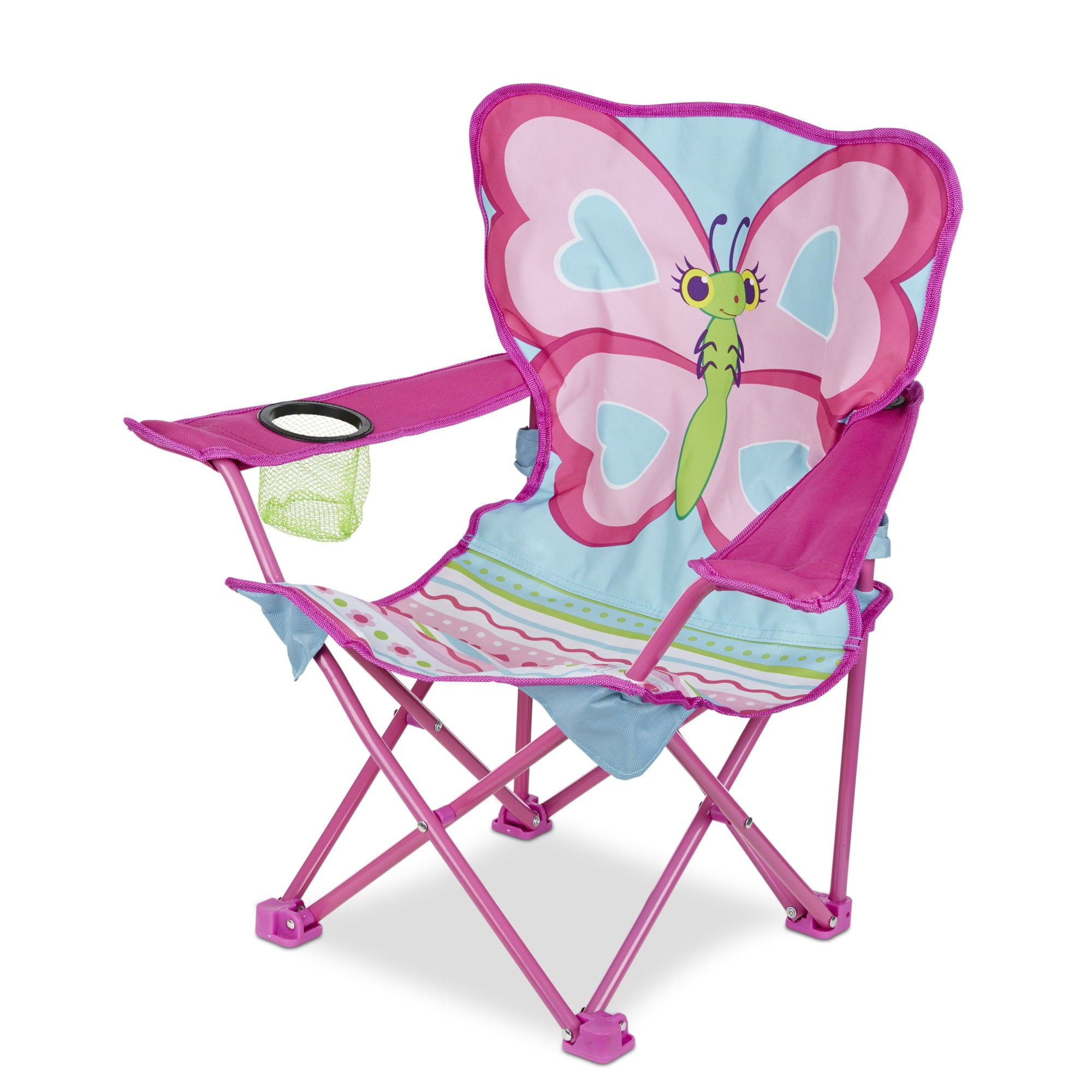 Melissa & Doug Sunny Patch Cutie Pie Butterfly Folding Lawn and Camping Chair