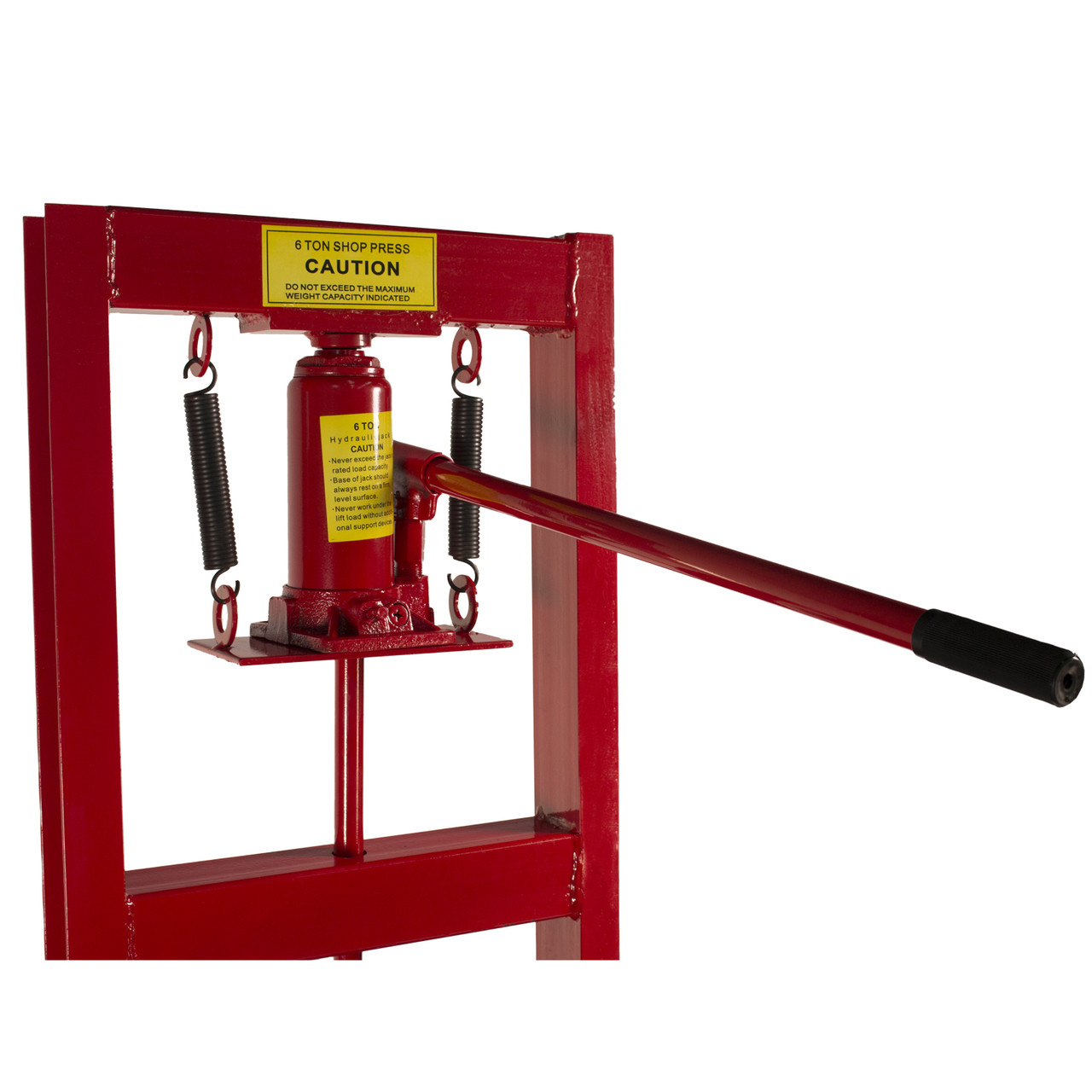 Dragway Tools 6-Ton Hydraulic Shop Press Benchtop with Plates H Frame