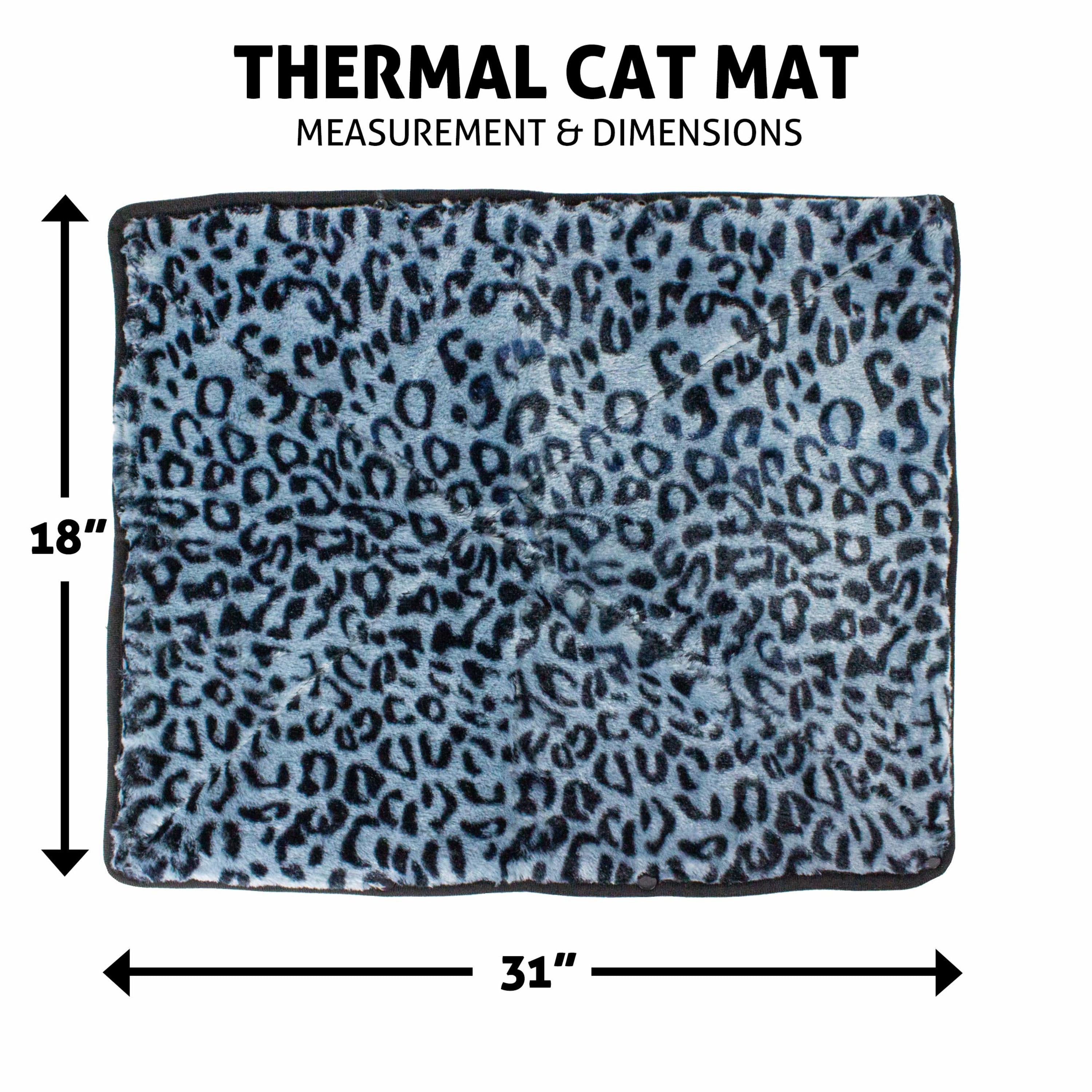 Downtown Pet Supply Thermal Cat Bed, Washable, Grey, Connectable, L