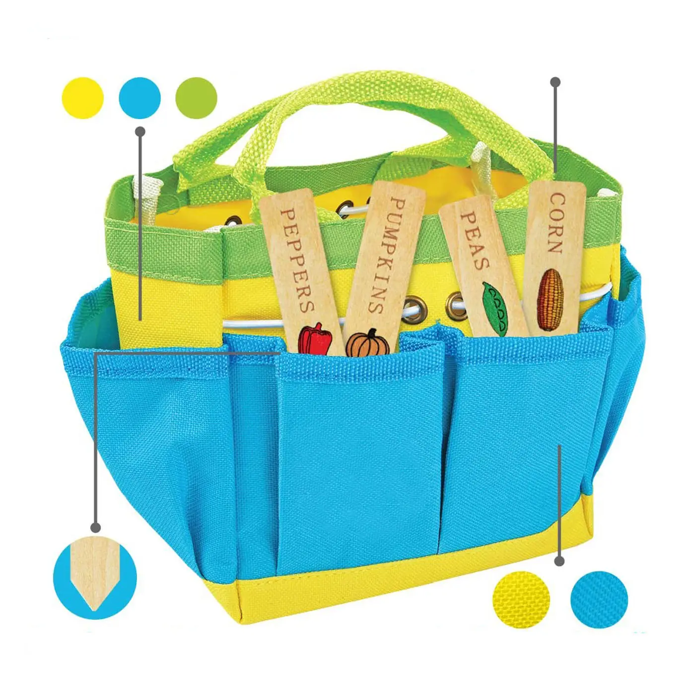 Children's Garden Tool Set Sea Driving Beach Rake Garden Supplies Watering Pot New Model