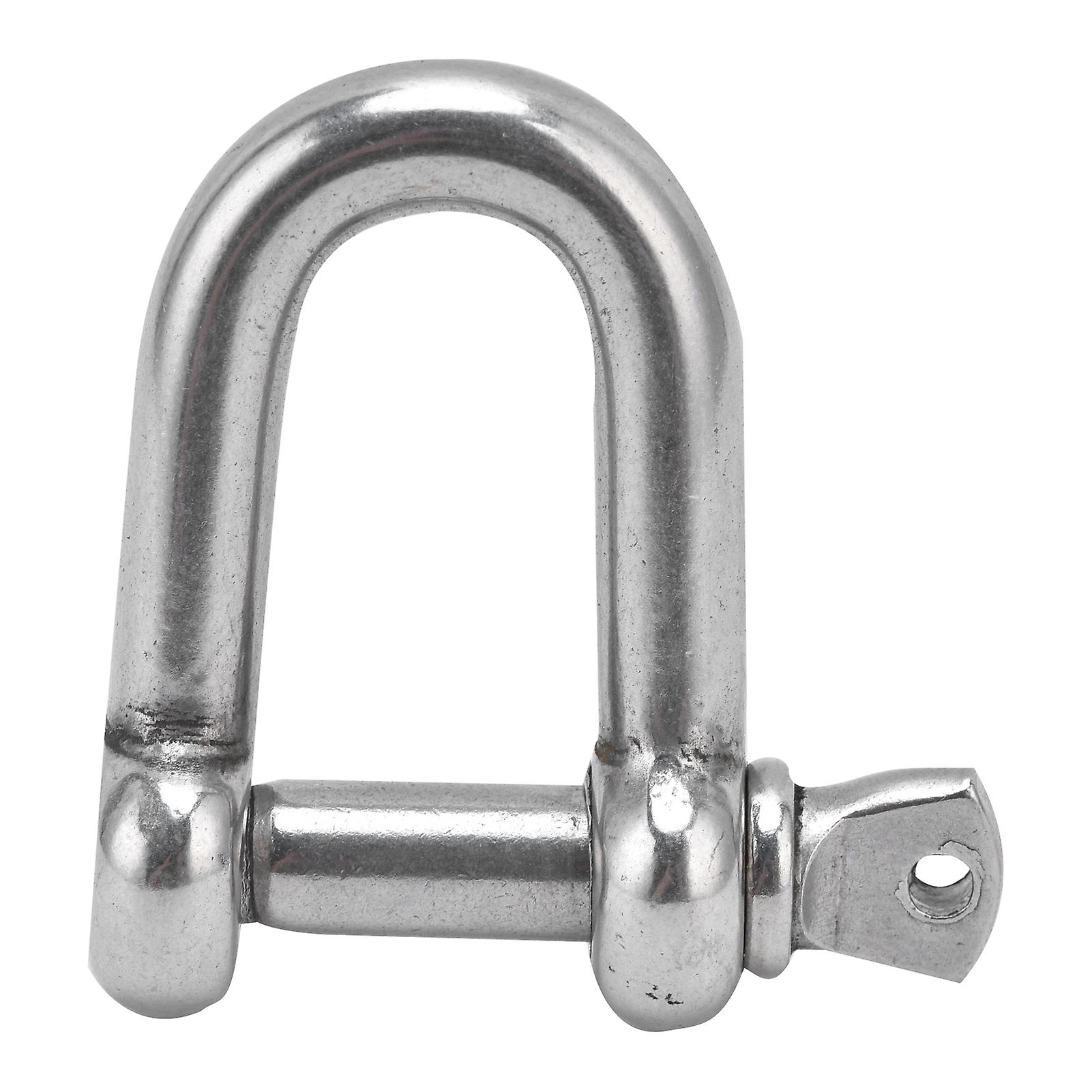 Screw Pin Anchor Shackle Stainless Steel Dshaped Bow Shackle For Chains Outdoor Camping Survival Rope(m14 )