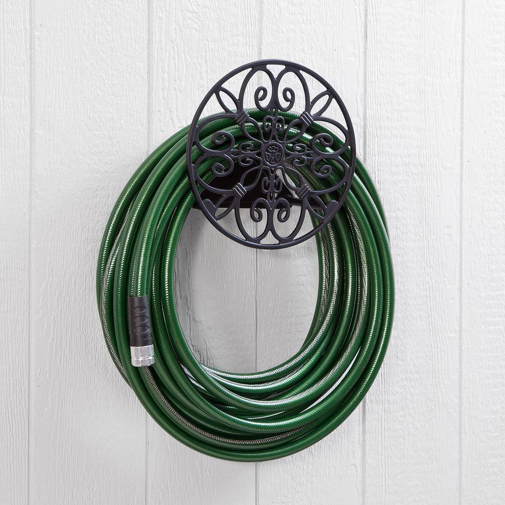 LIBERTY GARDEN Americana 125 ft. Round Decorative Water Hose Holder Hanger 674
