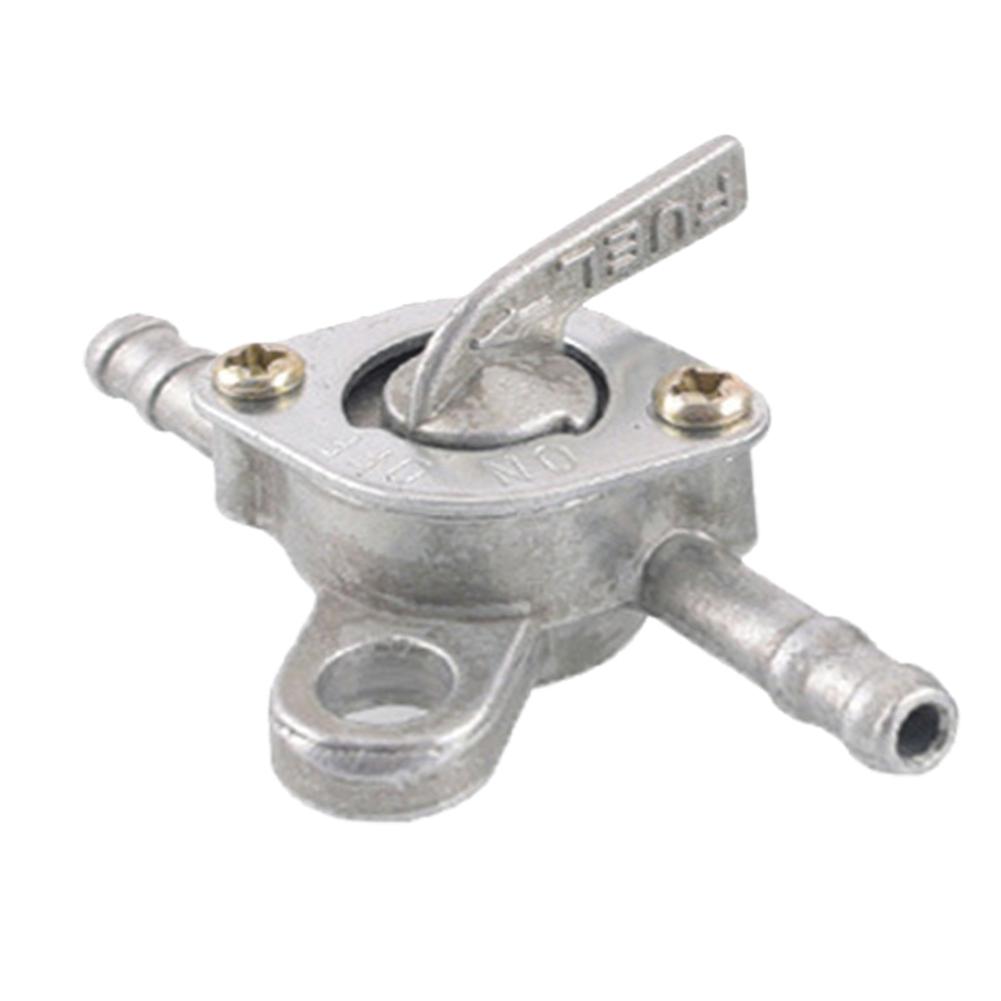 Fuel Tank Tap Valve Fuel Tank Valve Switch Oil Switch Universal Retrofit Accessories For Off-road Vehicles Atv Mopeds Scooters Karts Silver