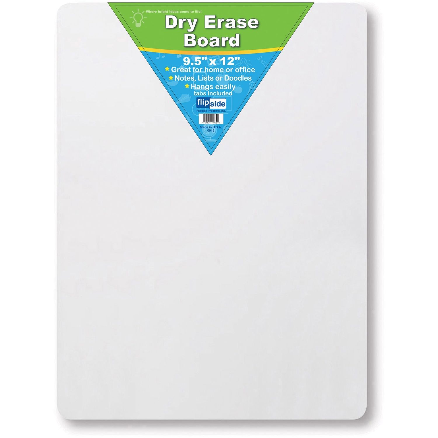 Unframed Mini Dry Erase Board by Flipside Products， Inc FLP10065