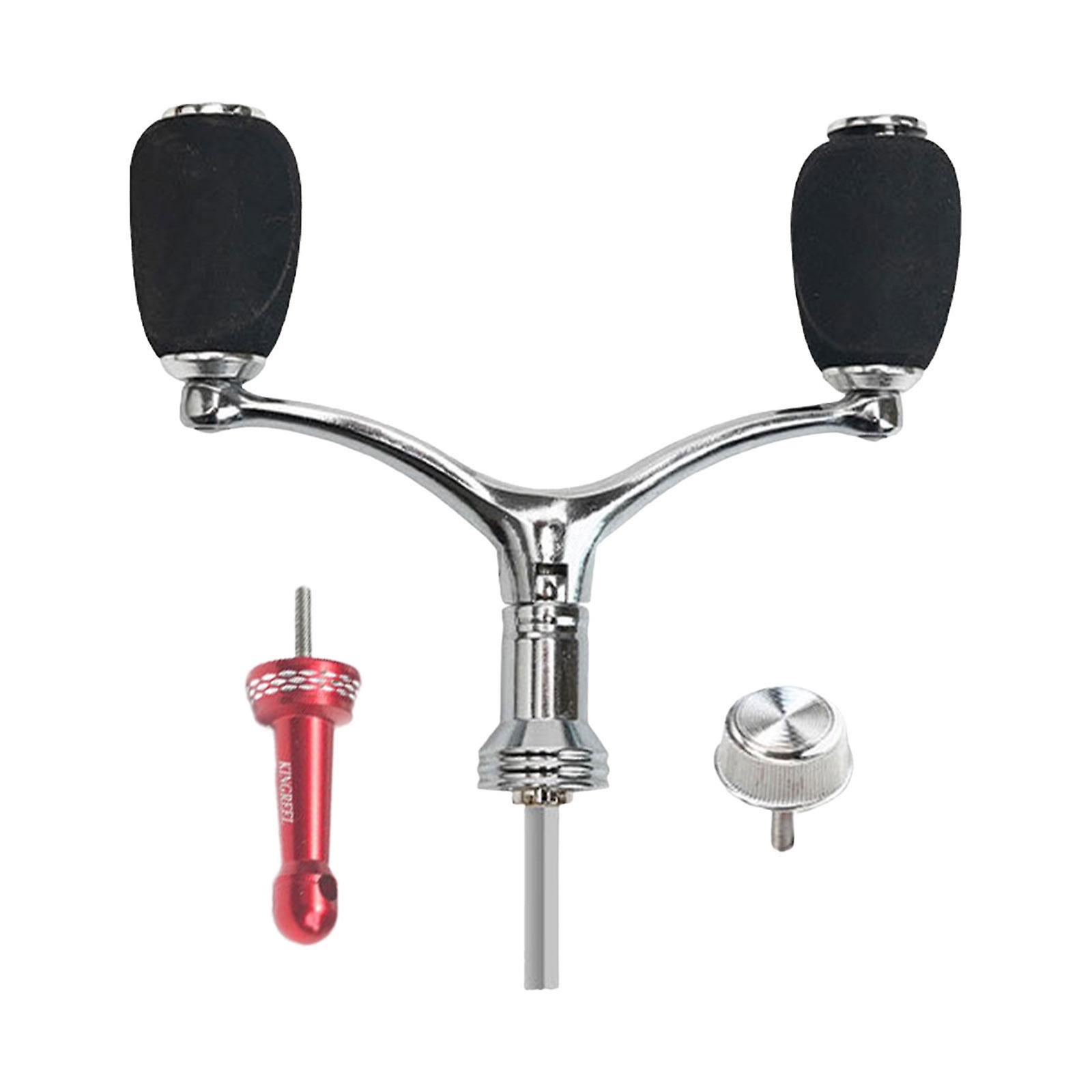 Fishing Reel Handle Crank Arm For Ocean Rock Fishing Lake Ocean Boats Fishing Red Balanced Rod