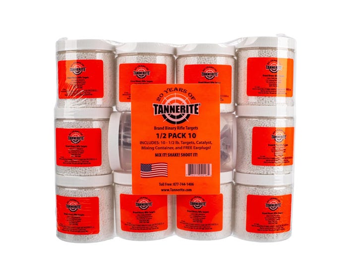 Tannerite 1/2 lb. Binary Targets， 10 Pack - 1/2PK10