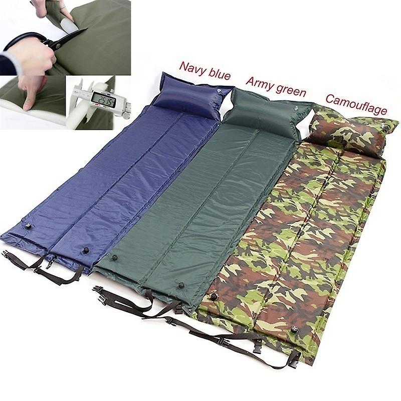 Self-inflating Ultra Light Camping Mat Automatic Air Mattress Camping Bed Picnic Mat Folding Inflatable Sleeping Pad With Pillow