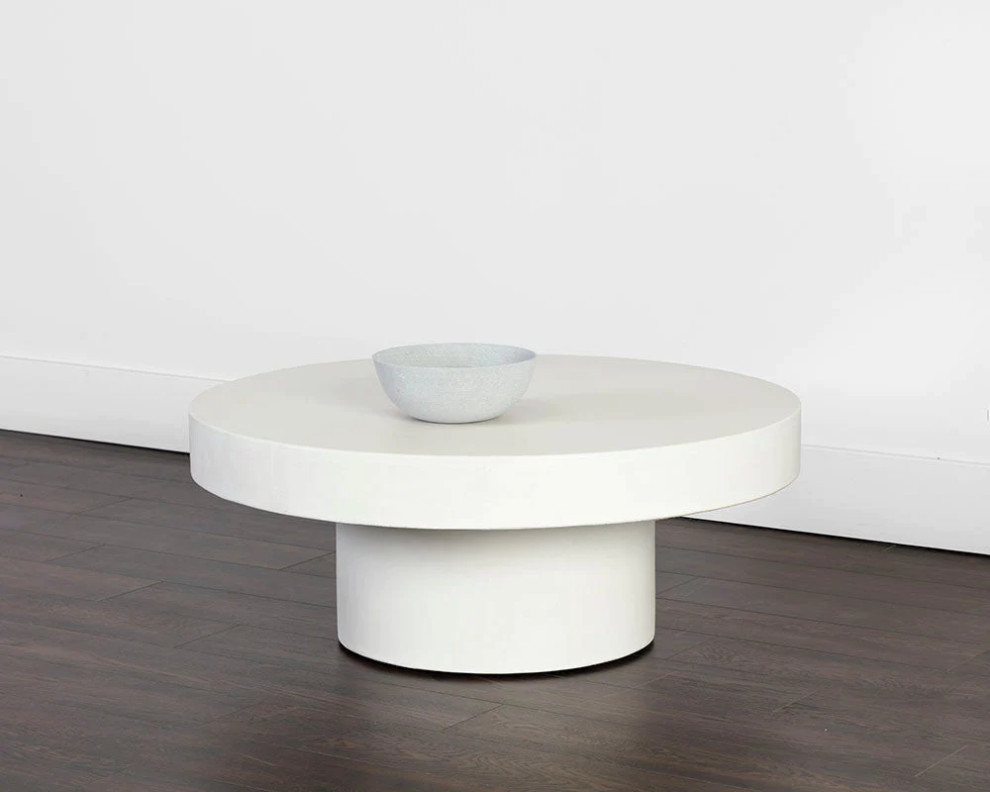 Tammen Coffee Table  White   Contemporary   Coffee Tables   by Virgil Stanis Design  Houzz