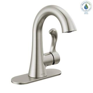 Delta Esato 4 in. Centerset Single Handle Bathroom Faucet in Brushed Nickel 15897LF-SP