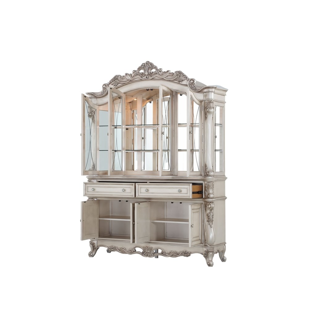 ACME Gorsedd Hutch and Buffet in Antique White