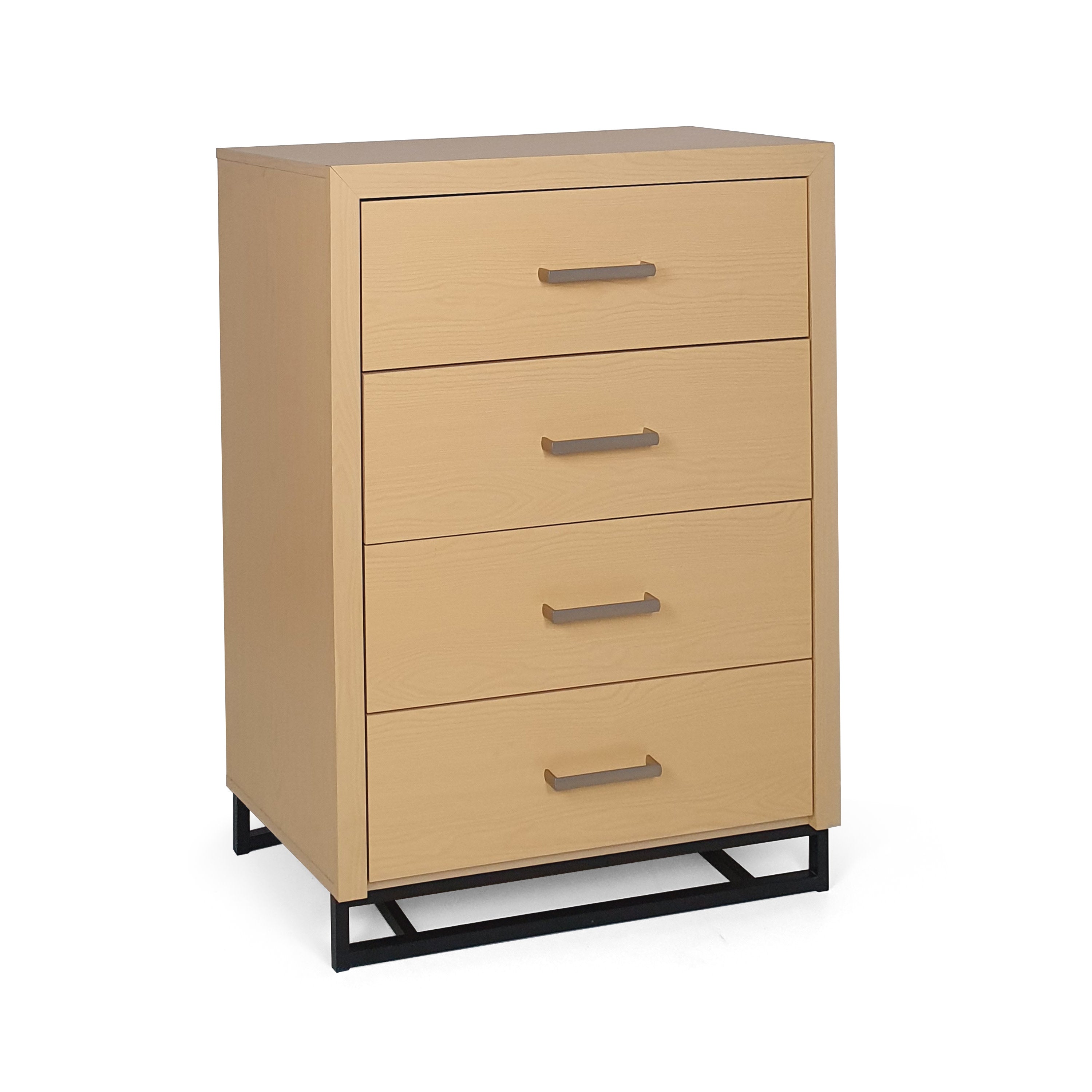 Borah Contemporary Faux Wood 4 Drawer Dresser