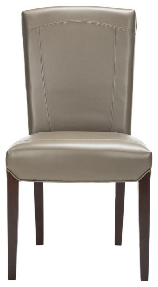 Rudy 19  x27 x27h Leather Side Chair (set Of 2) Clay   Transitional   Dining Chairs   by AED Luxury Home Decor  Houzz