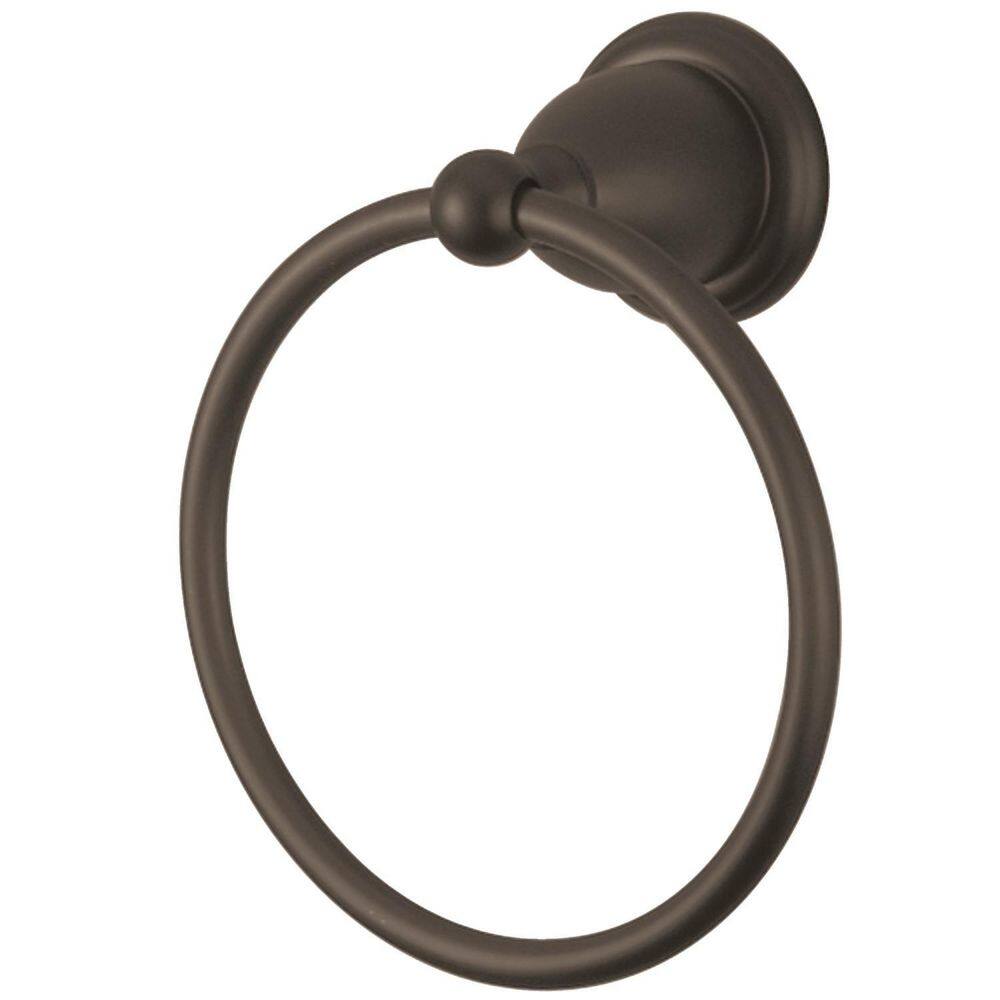 Kingston Brass Heritage Wall Mount Towel Ring in Oil Rubbed Bronze HBA1754ORB