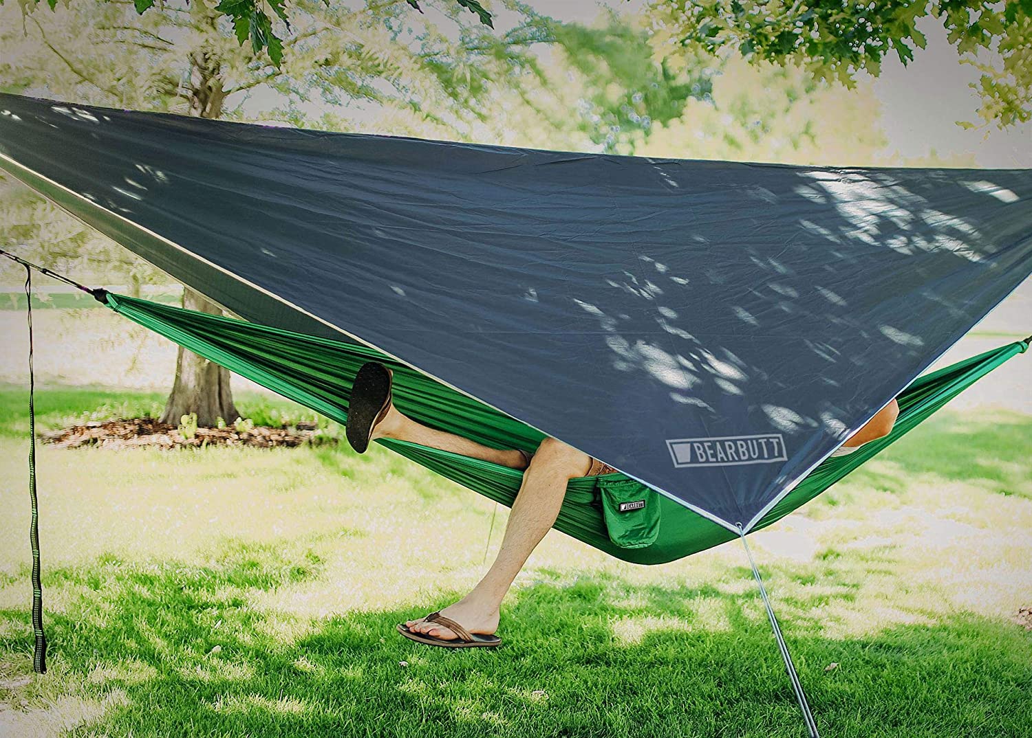 Bear Butt Double Hammock Tent Rain Fly - Cover for Camping