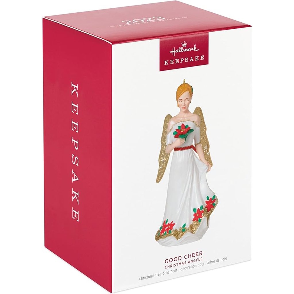 Hallmark  2023 Keepsake Ornament Christmas Angels Good Cheer