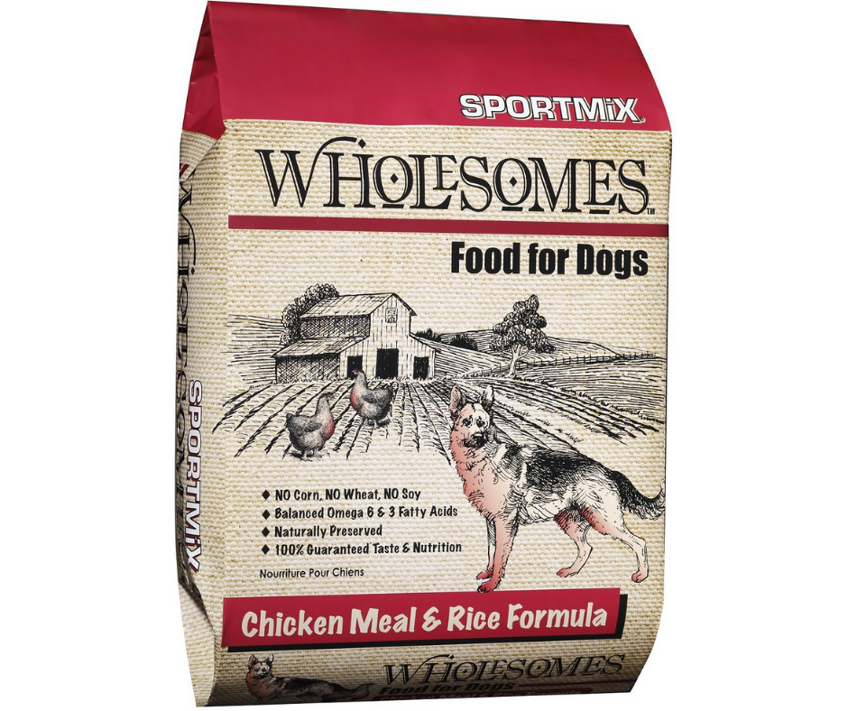 Sportmix Wholesomes - Active Dog， All Life Stages Chicken Meal and Rice