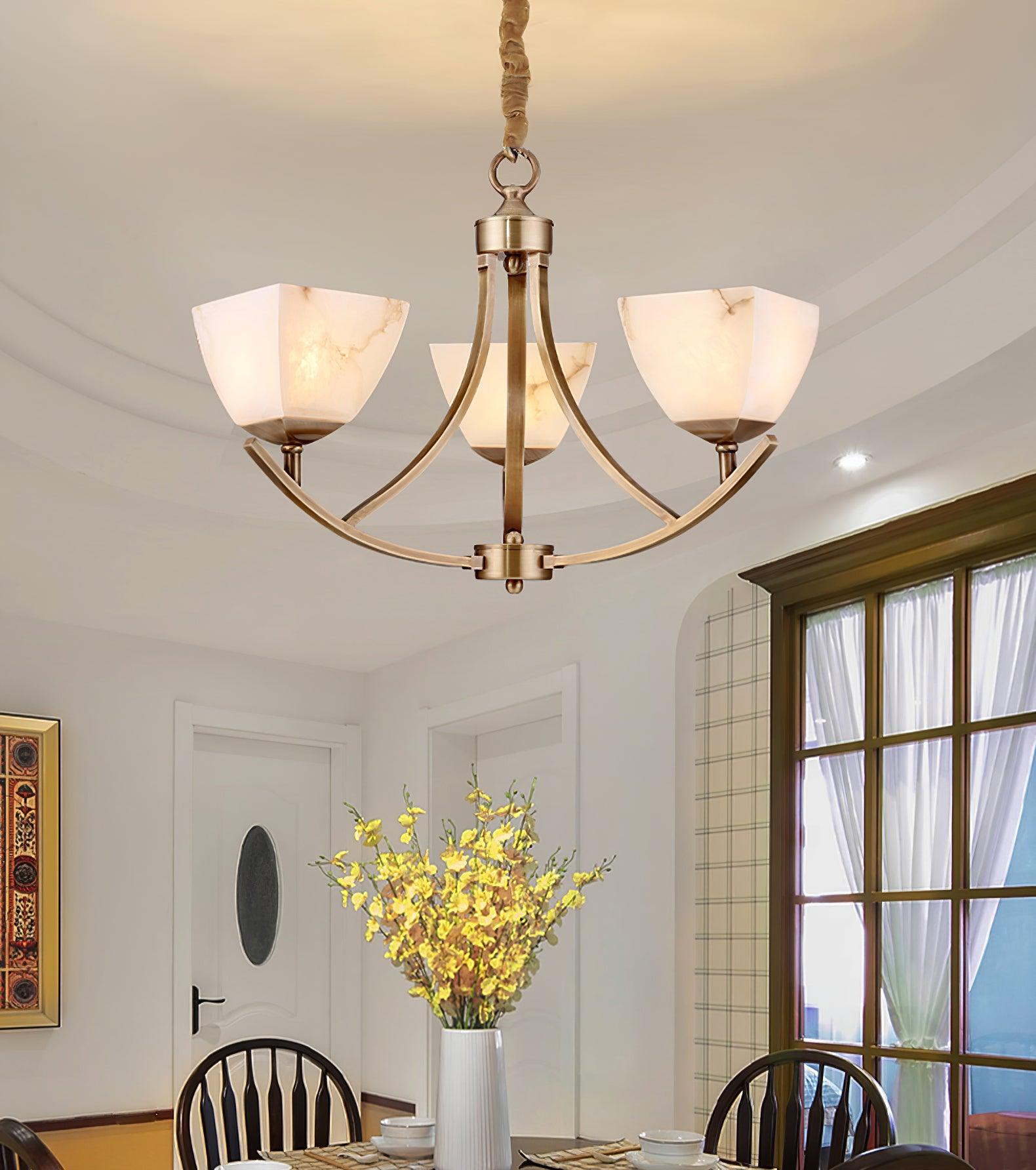 Dover Brass Chandelier